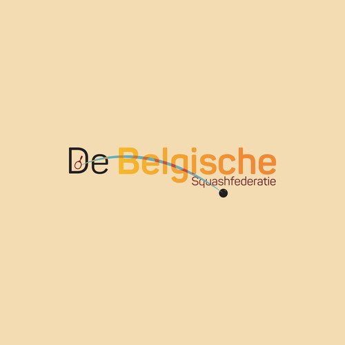 Imagine logo with the title 'De Belgische Squashfederatie'