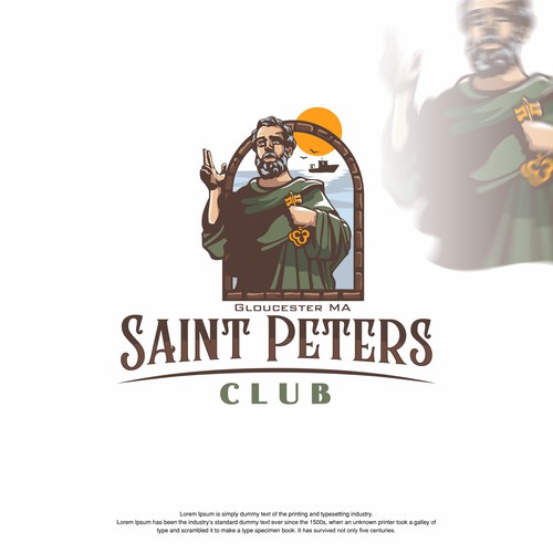 Saint logo with the title 'Saint Peters club'