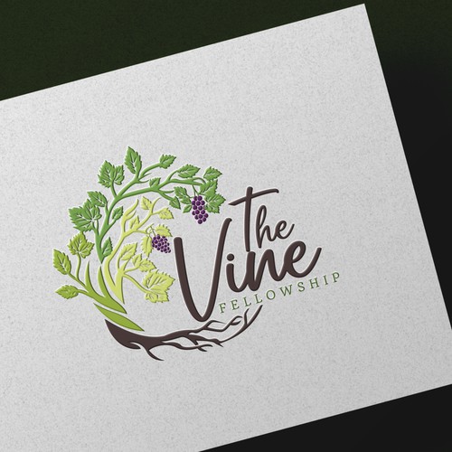Best logo with the title 'The vine'