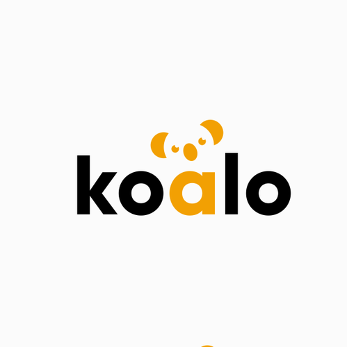 Animal logo with the title 'koalo'