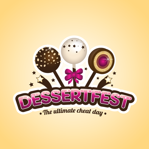 Cake logo with the title 'Dessertfest'