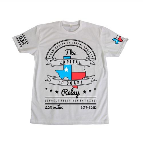 Texas t-shirt with the title 'Create a winning t-shirt design'