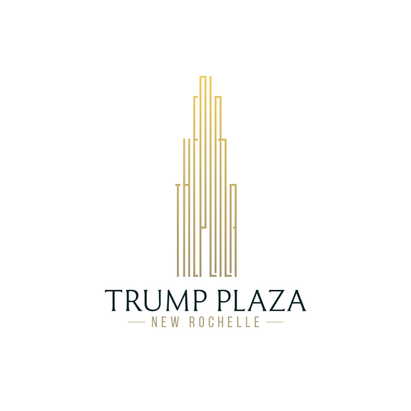 Skyscraper logo with the title 'Luxury Residential Building Logo'