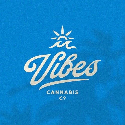 Marijuana brand with the title 'Fresh logo for a new cannabis cultivation in a island'