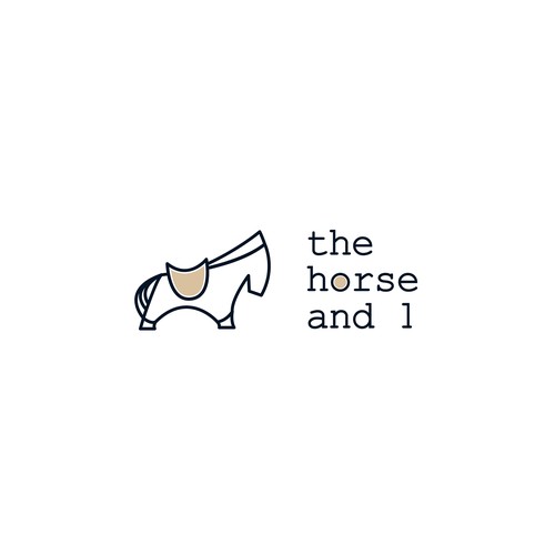 Modular design with the title 'Horse logo concept'