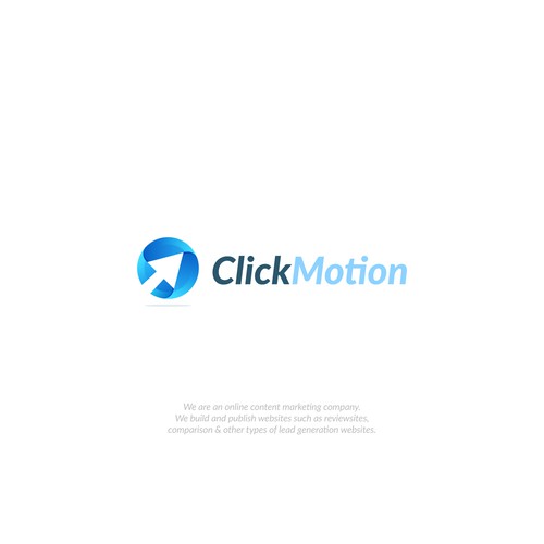 Motion design with the title 'Click Motion'