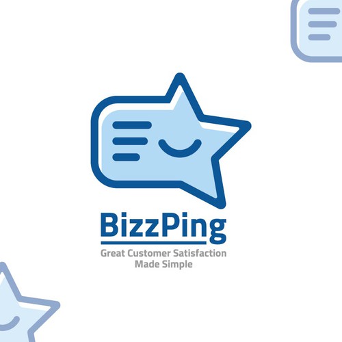 Commercial logo with the title 'Rate app for customers '