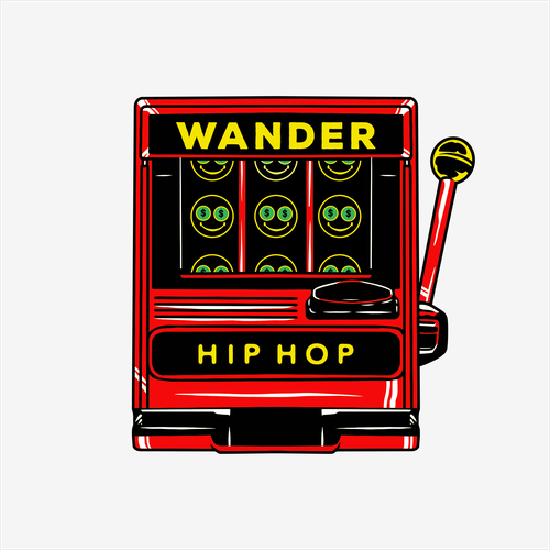 Hip hop design with the title 'Logo for Wander HipHop'