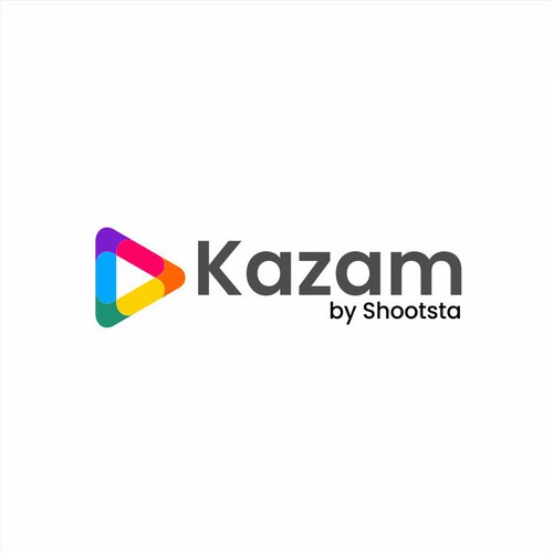 Video production logo with the title 'Kazam'