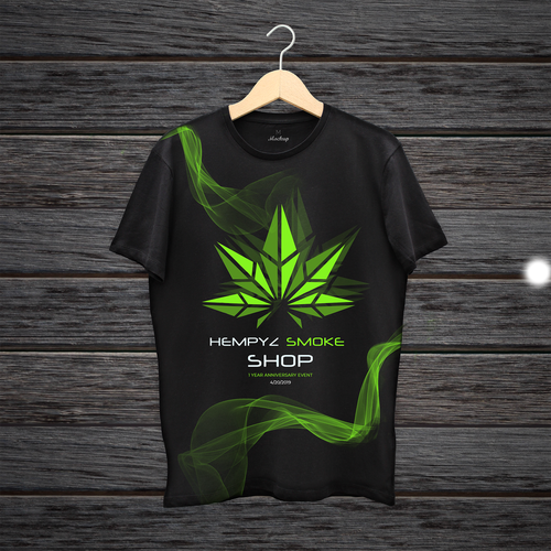 Smoking t-shirt with the title 'T-short design'