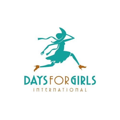 Lady logo with the title 'Days for Girls'