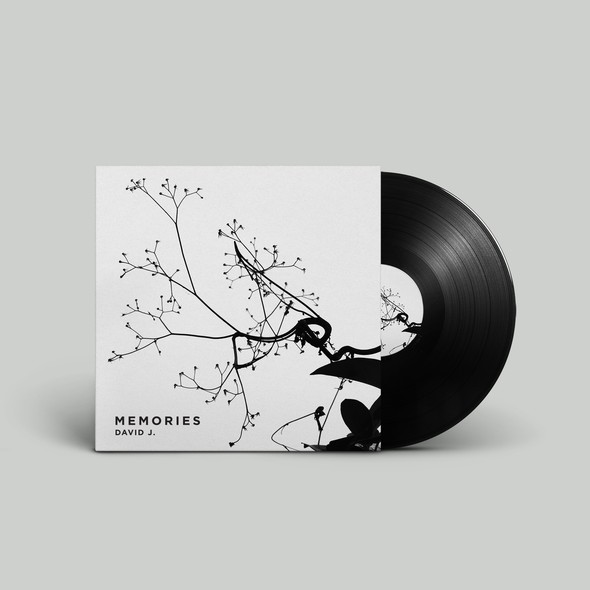 Music packaging with the title 'Memories (Album Cover)'
