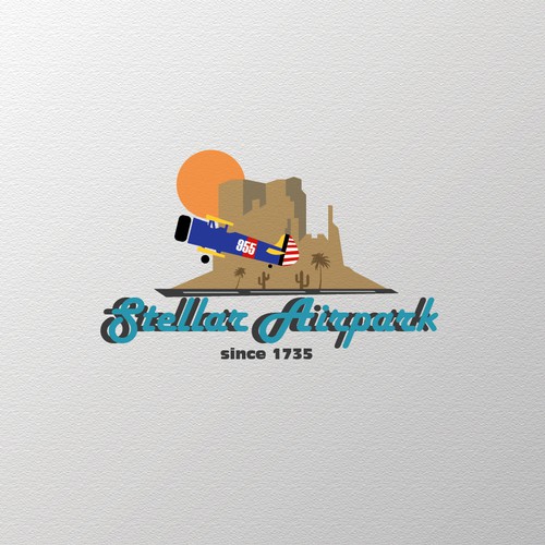 Air logo with the title 'airplane logo'