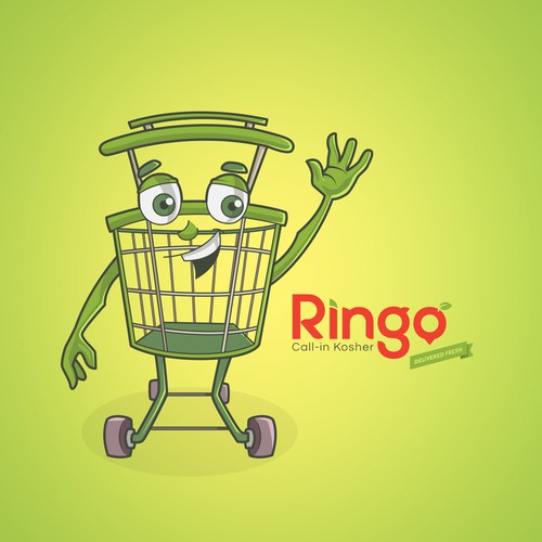 Delivery design with the title 'Go For Ringo'