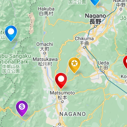 Map design with the title 'Map Markers Pins for Scribble Maps'