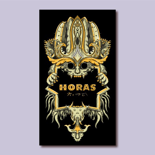 Lion illustration with the title 'Bataknese Gorga Art'