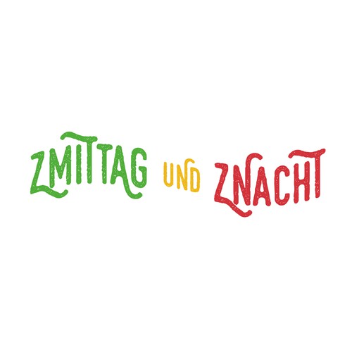 Meal logo with the title 'Zmittag und Znacht Logo Concept'