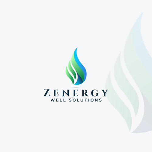 Oil brand with the title 'Brand identity for Zenergy'