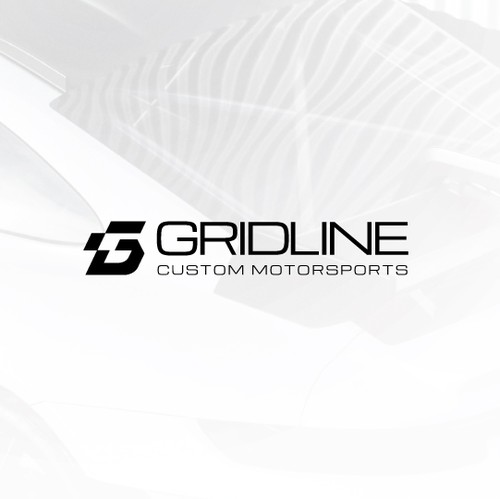 Motorsport logo with the title 'Gridline Custom Motorsports'