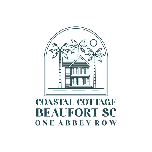 Village design with the title 'Cottage Logo'