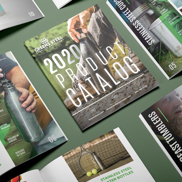 Product catalog design with the title 'Product Catalog'