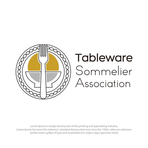 Ceramic logo with the title 'Restaurant logo'