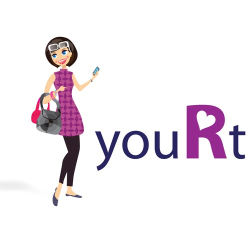 Support logo with the title '"Busy Mom" Website logo'