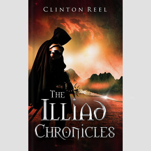 Medieval book cover with the title 'Book cover concept for an epic fantasy novel'