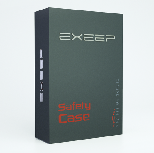 Car packaging with the title 'exeep'