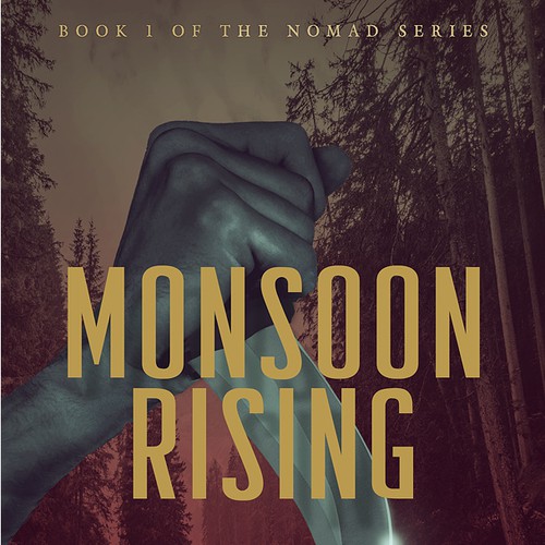 Murder mystery book cover with the title 'A suggestion for a suspense novel'