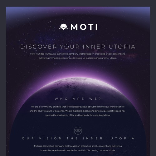 Planet design with the title 'Infographic'