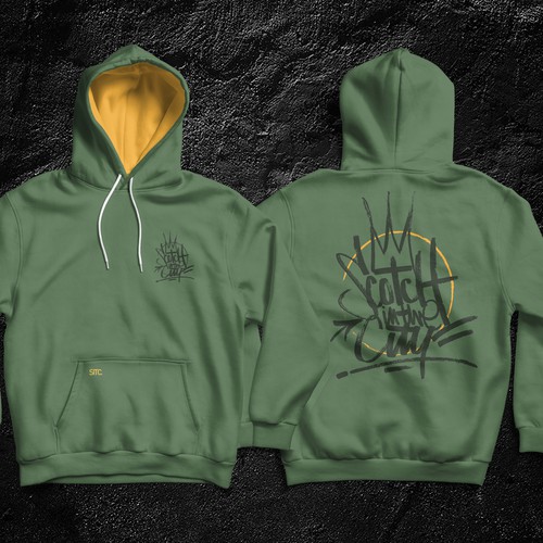 Underground design with the title 'Scotch In The City - Hoodie V2'