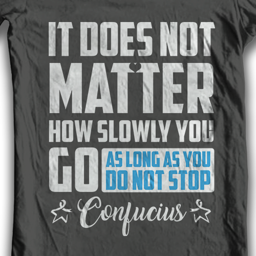 Quote design with the title 'Confucius'