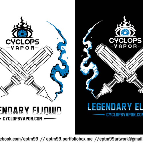 Vape design with the title 'Vapor design tshirt'