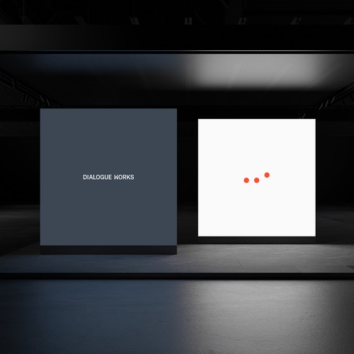 Boutique design with the title 'Authentic brand presence for Dialogue Works'