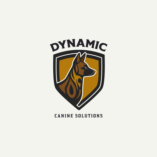 Canine design with the title 'Dynamic Canine Logo'
