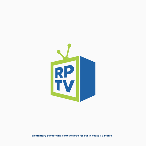 Elementary school design with the title 'Logo Concept for RPTV'