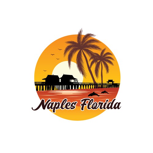 Florida design with the title 'Naples Florida'