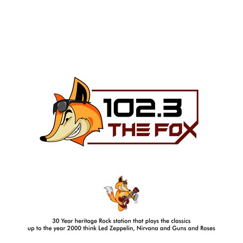 Vector logo with the title 'THE FOX'