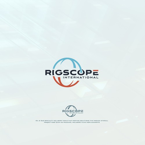 Oil brand with the title 'Logo for rigscope'