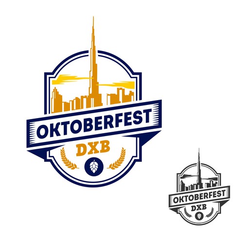 Dubai design with the title 'Oktoberfest DXB'