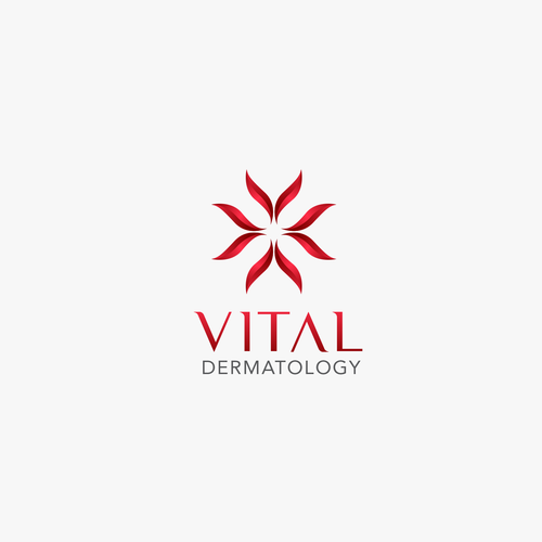 Dermatology logo with the title 'Logo Design for VITAL DERMATOLOGY'