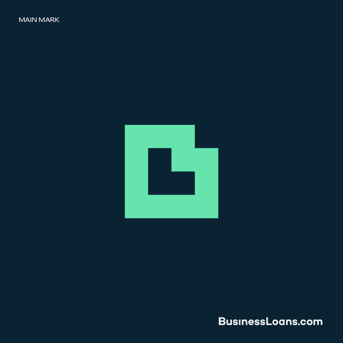 Loan design with the title 'Big logo for small business loan matching service'