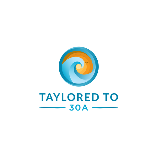 Smooth logo with the title 'Logo concept for taylored to 30a'