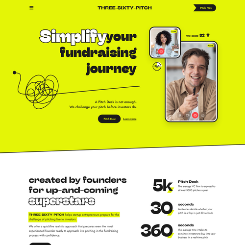 Fun website with the title 'Creative Landing Page for Crowdfunding Company'