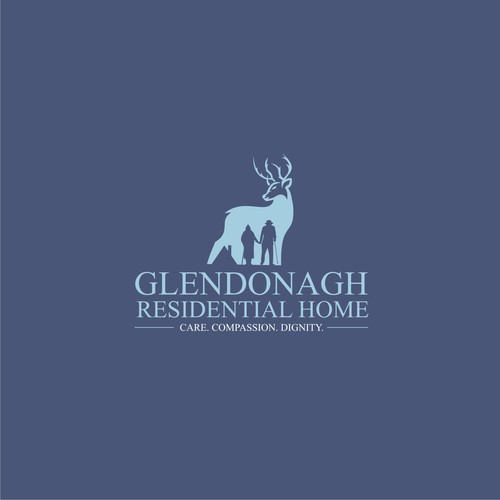 Stag design with the title 'Glendonagh Residential Home'