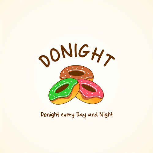 Retail brand with the title 'logo for donuts retail'