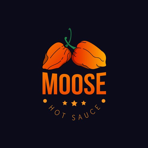 Simple Logo and Text Business Promotional Hot Sauces