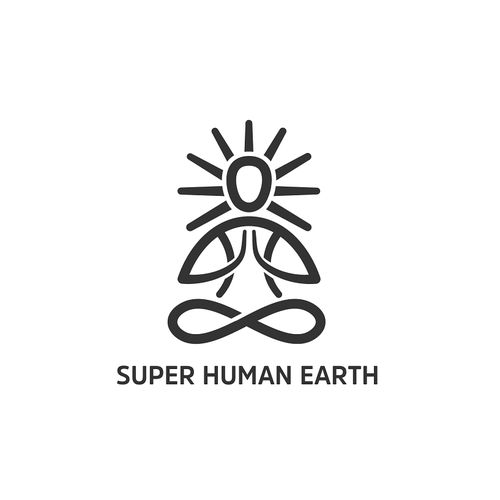 Life logo with the title 'Create a logo for the Super Human Earth movement'