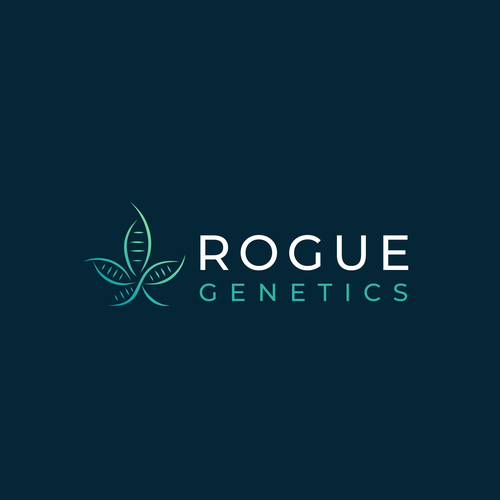 Genetics logo with the title 'Rouge Genetics'